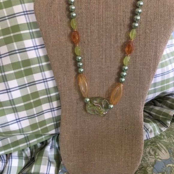 Boho pearl necklace - Picture 1 of 5